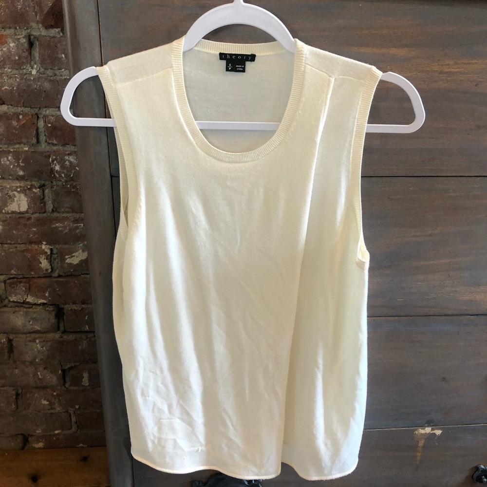 Theory ….silk sweater shell